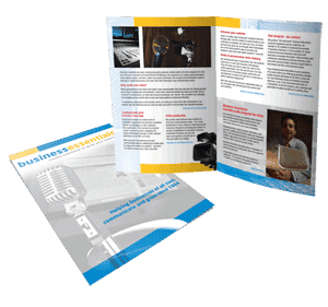 Custom printed brochure A3 folded to A4