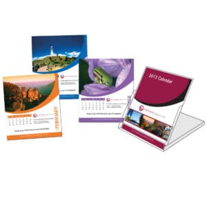Wall, desk and magnetic calendars produced by Intertype Publishing and Printing