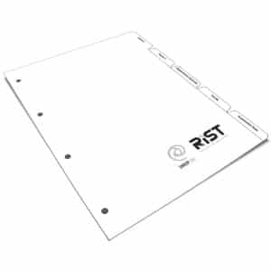 custom printed tab dividers by Intertype publishing and printing