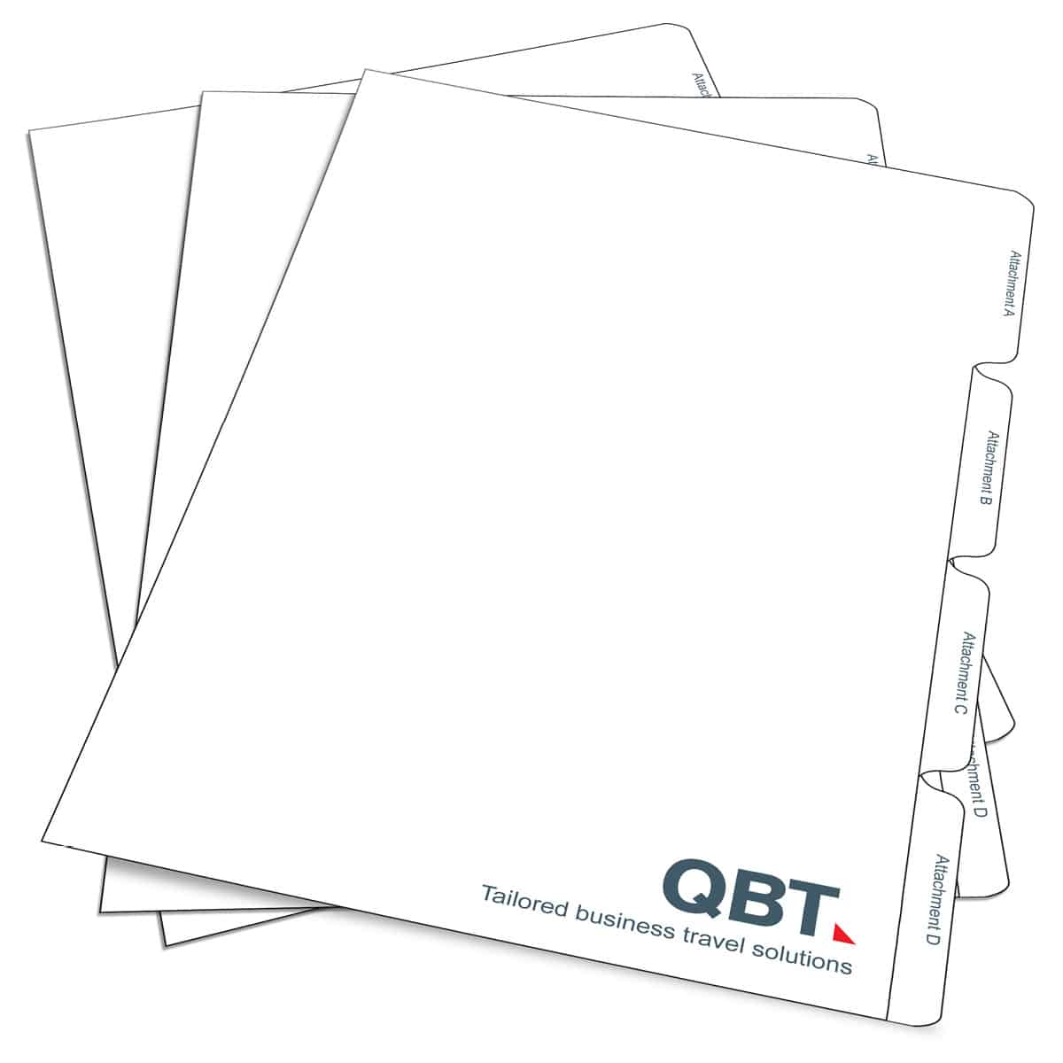 custom printed tab dividers by Intertype publishing and printing