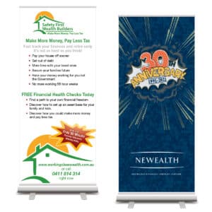 Intertype publish and print provide great looking pull up banners