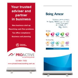 Intertype publish and print provide great looking pull up banners