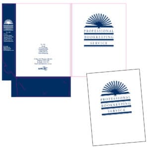Another environmentally friendly presentation folder from Intertype Publish and Print