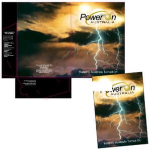 Another environmentally friendly presentation folder from Intertype Publish and Print