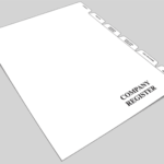 Company Register tab dividers