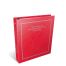 A red binder labeled 'Self Managed Superannuation Fund Register,' designed for organizing retirement fund documents.