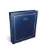 A blue binder labeled "Trust Register" with a silver border design, angled slightly to show its spine and cover.